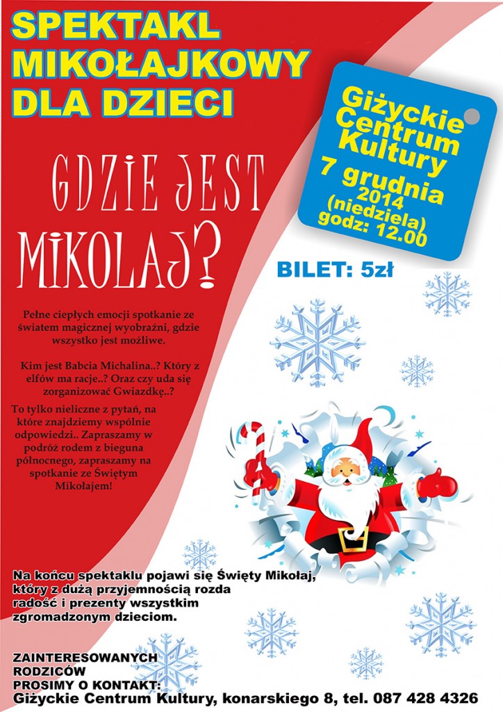 Mikołaj 2013 - plakat3.cdr