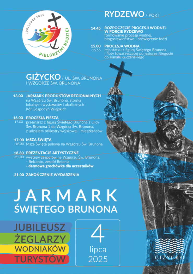 Plakat przedstawia rozpiskę programową wydarzenia